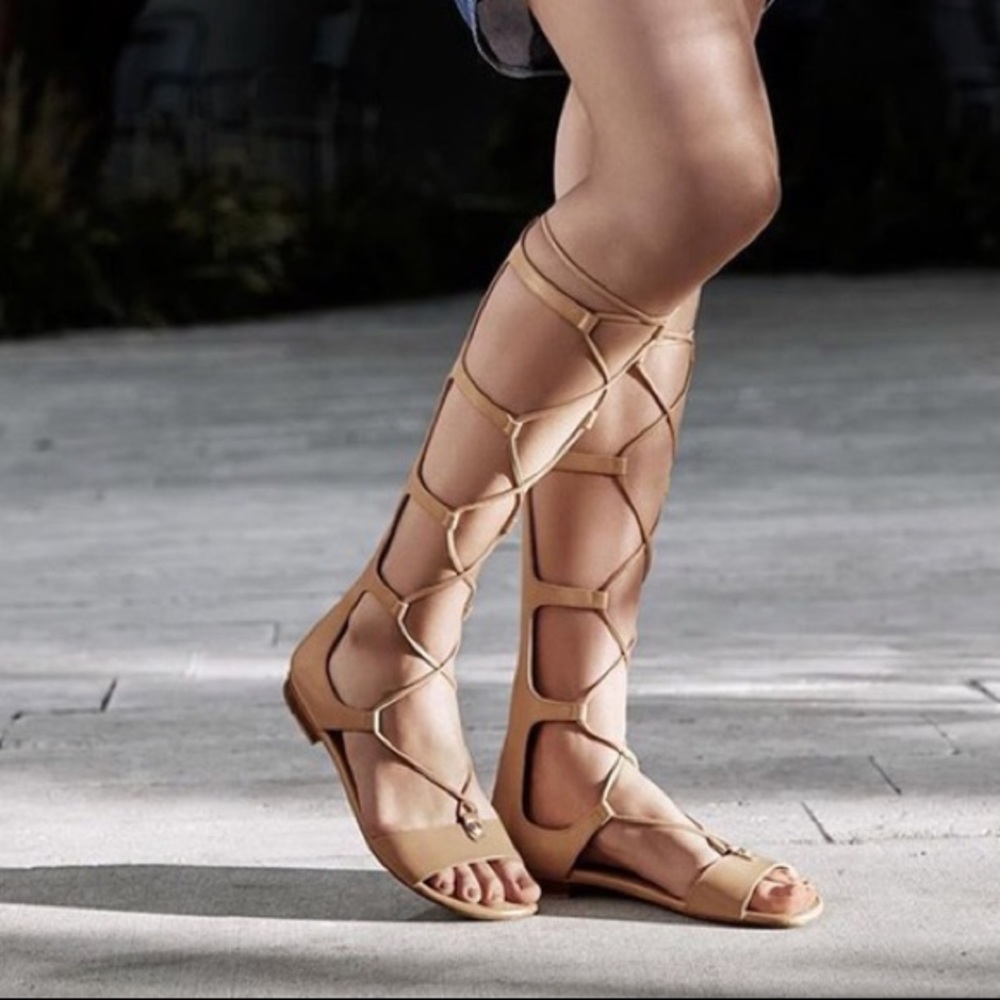 Michael Kors Sofia Leather Gladiator Sandals